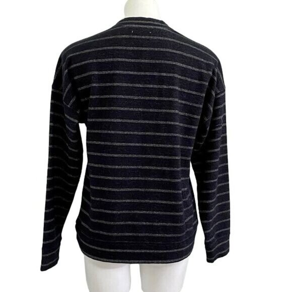 Lucky Brand Super Soft Sweatshirt Pullover Long Sleeve Top Lace Up Front Women's - Picture 3 of 7